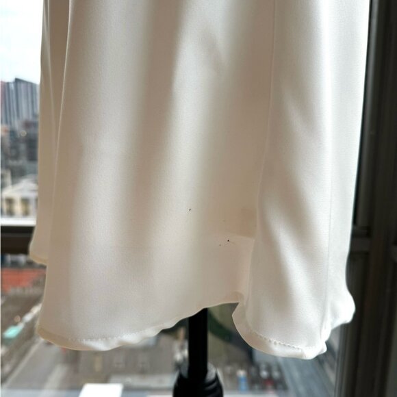 🆕 PRINCESS POLLY 🧿 NWOT Shellie Mini Dress, White - Size US 8 - Picture 8 of 16